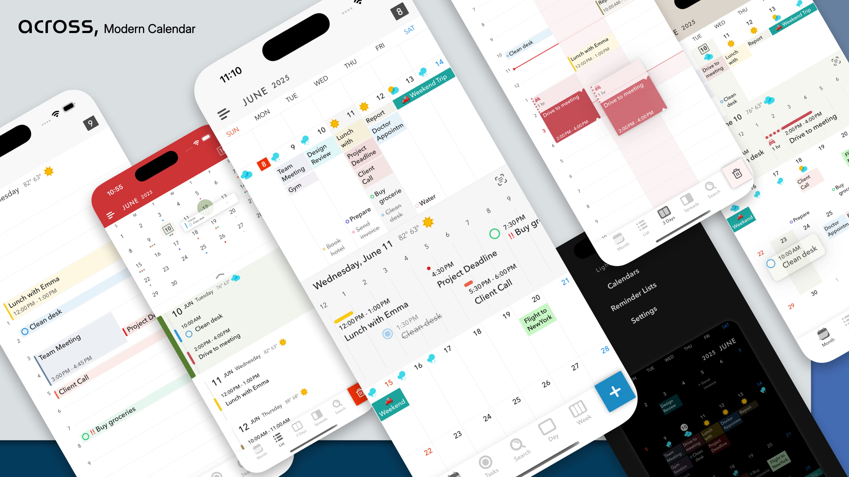 Across app preview