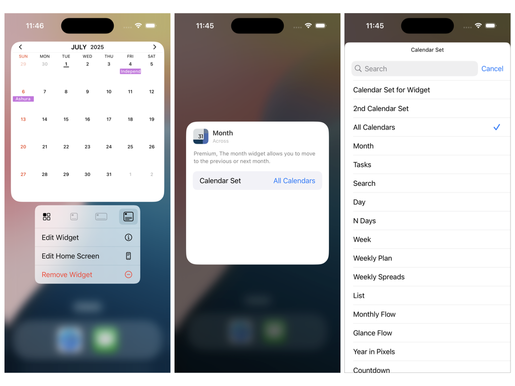 Calendar Set